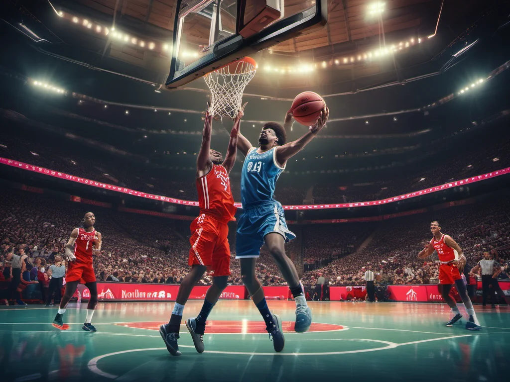 篮球赛前热身,NBA总决赛的经典对决传